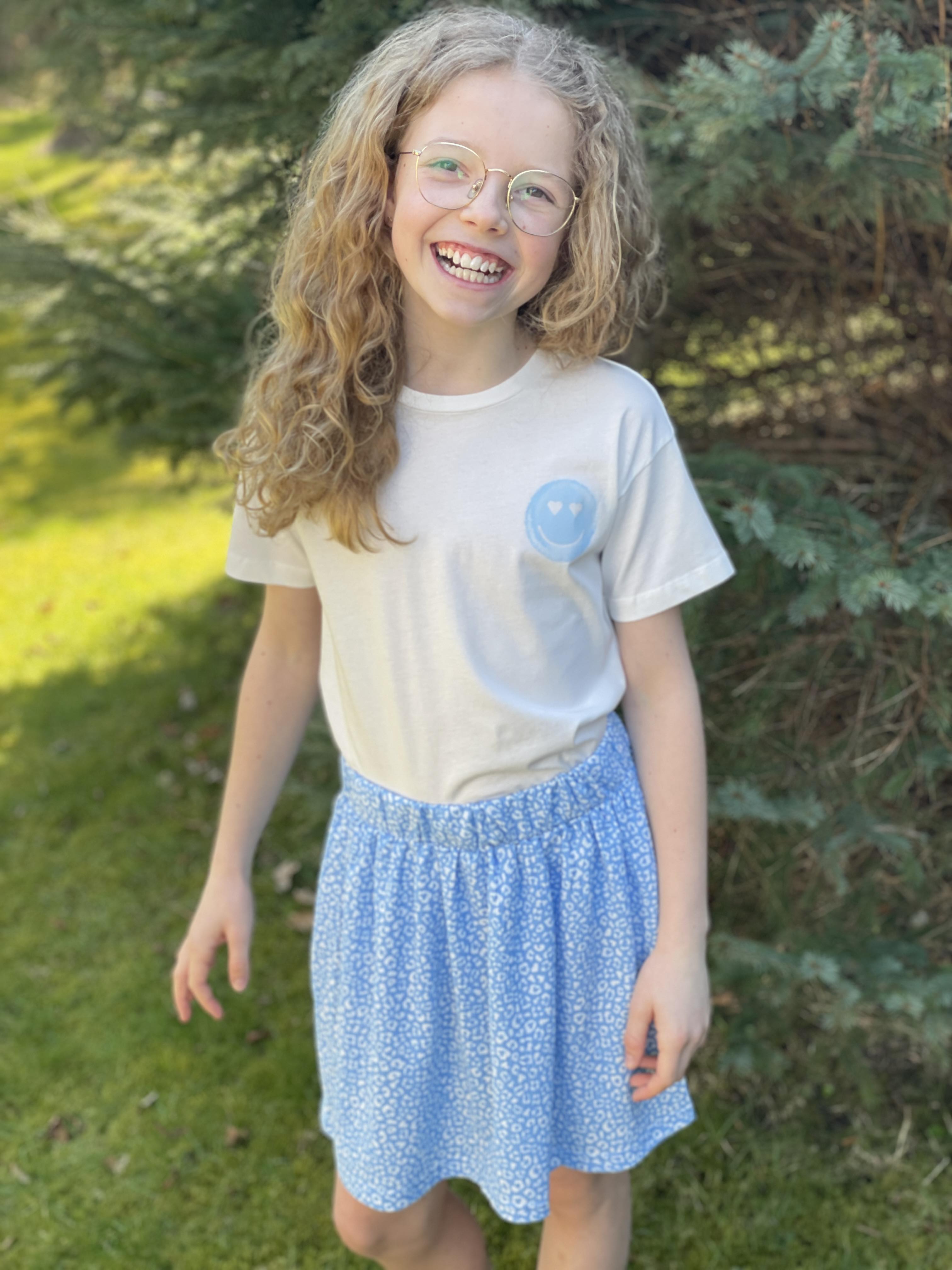 VMHAYA Girl Short Skirt - Airy Blue